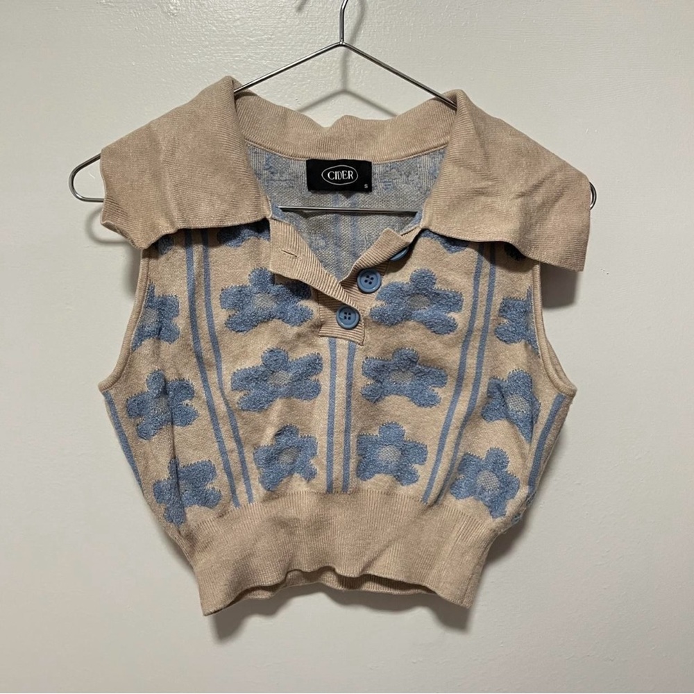 Cider sweater crop top